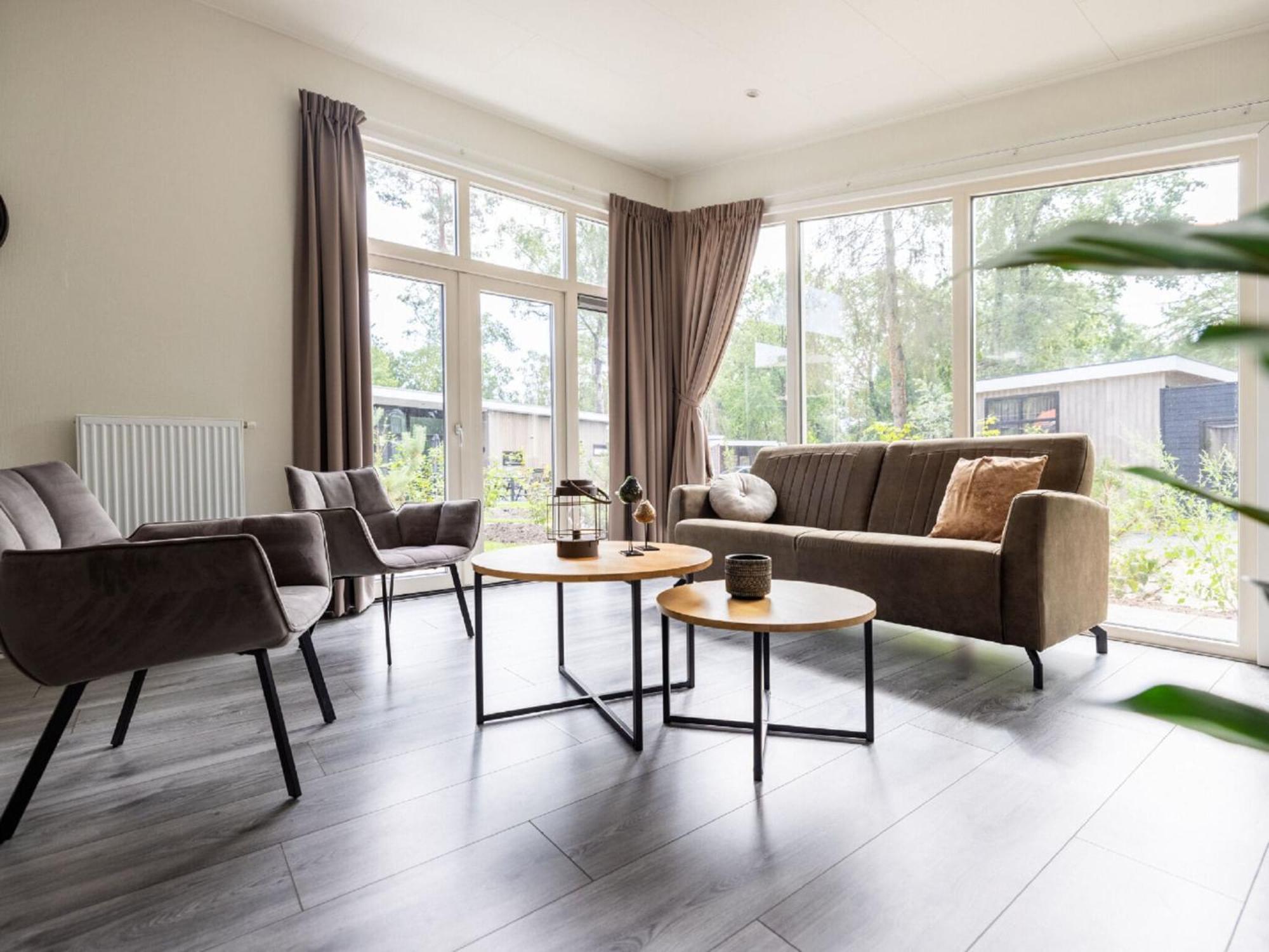 הונדרלו Comfortable Chalet With Combination Microwave Near The Veluwe מראה חיצוני תמונה